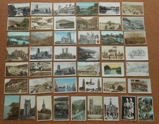 45 vintage GB British Topographical type postcards. Bulk / job lot C.