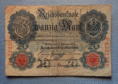 Old reichs banknote - reichs,