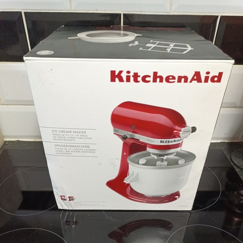Kitchenaid ice cream maker - ice,