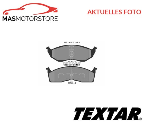 Set brake pads brake pads