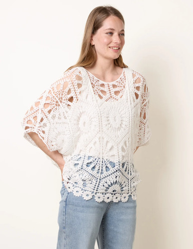 Blue vanilla womens crochet - vanilla,