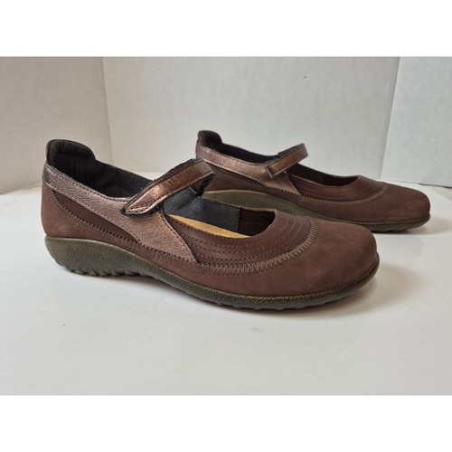 Naot kirei brown nubuck bronze - kirei,