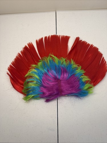 Men women rainbow mohawk wig - men,
