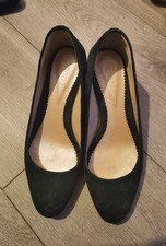 Emmy London Green Low Heeled Court Shoe. 