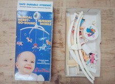 Vintage Musical Merry-Go-Round Nursery Mobile