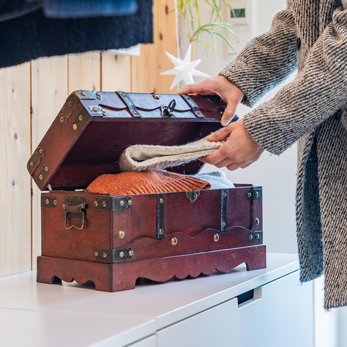 Hmf wooden treasure - treasure, chest