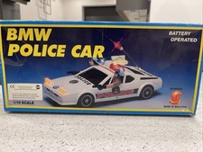 Vintage Battery Operated BMW Police Car 