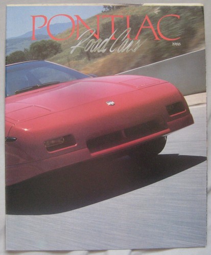 1988 pontiac road cars - road, (usa)