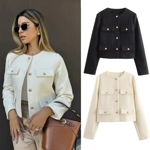 Women cropped tweed - cropped,