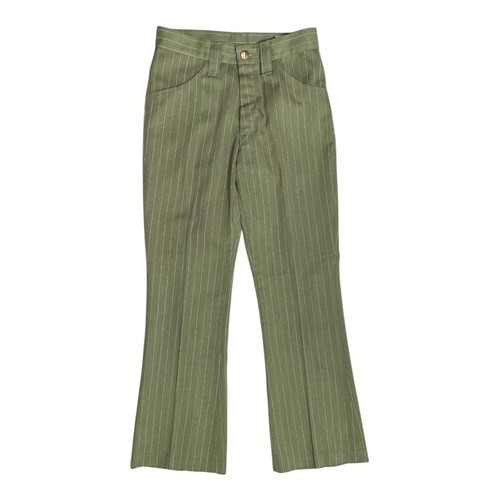 1970 vtg green pinstripe - vtg,