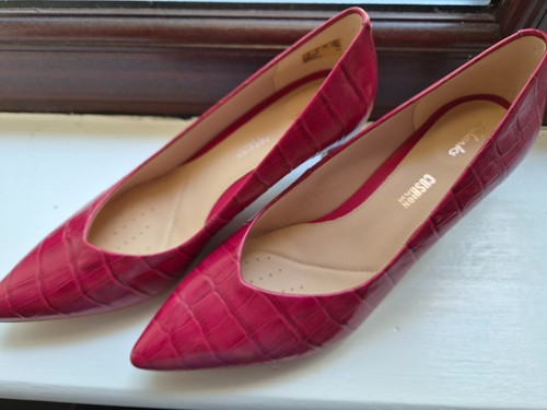 Clarks laina fuchsia pink croc - clarks,