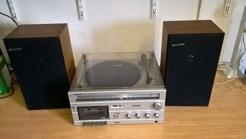Sharp retro stereo - sharp, sg-12