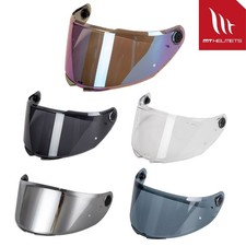 MT Stinger 2 Motorcycle Helmet Visor Anti-Fog Pinlock Ready Clear Smoke MT-V-28B