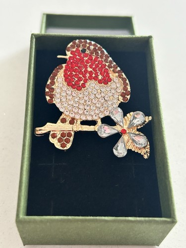 Robin rhinestone encrusted - robin,