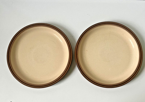 Denby pampas dinner plates set - denby,