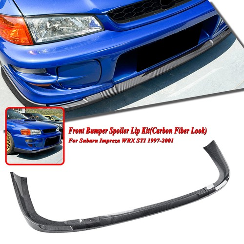 Carbon look front spoiler lip - spoiler,