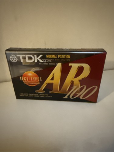 Tdk ar100 cassette tape - cassette, blank