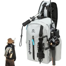 Fishing Sling Bag with Rod
