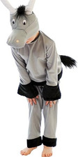Henbrandt Christmas Fancy Donkey Costume Grey For Kids Age 3 Years PACKING OPEN