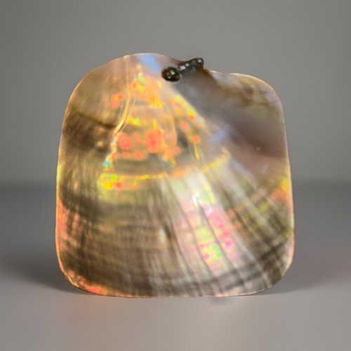Vintage iridescent mother - mother, of