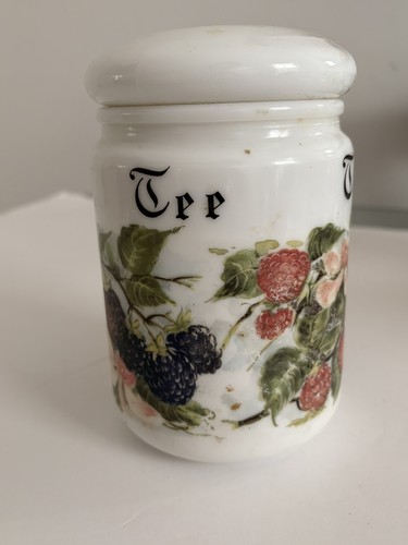Vintage italian milk glass tea - italian,