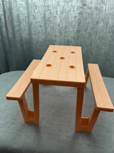 Barbie picnic bench table - barbie,