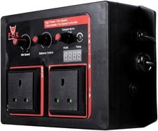 Fox Twin Fan Thermostatic Controller | Dual Fan Grow Room Temperature Tent Can