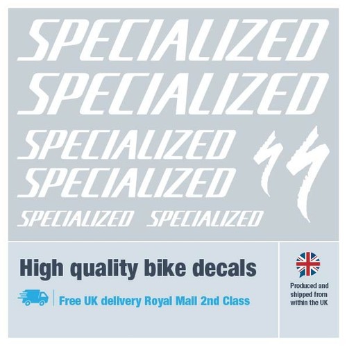 Specialized bike decals labels