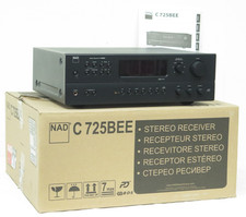 NAD C725BEE Stereo Receiver Amplifier Tuner DAB/FM/AM Boxed Tested & Working