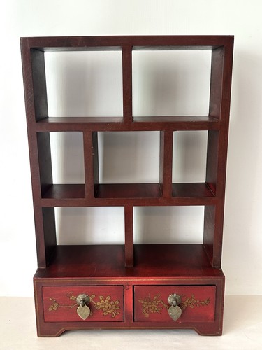 Vintage chinese display shelf - chinese,