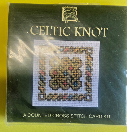 Celtic knot miniature card - celtic,