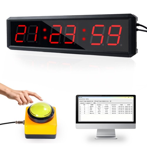 Led gym timer - data, export