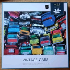 M&S : Vintage Cars - 1000 Piece Jigsaw Puzzle 