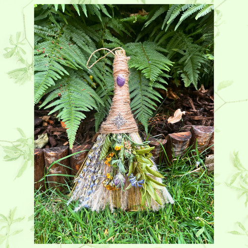 Handmade altar besom - handmade, broom
