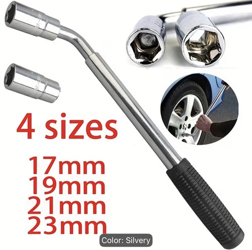 Extendable wheel brace - extendable, wrench