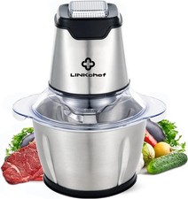 LINKChef Mini Food Chopper 400W Food Processors Vegetable Chopper Electric 1.2L
