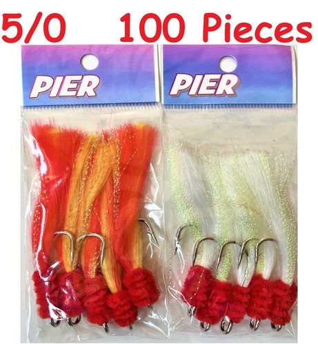 100 pieces shrimp fly rigs - 100,