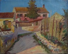 View of Mediterranean Village