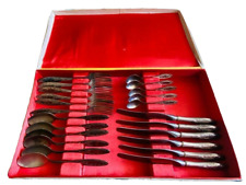 Cutlery set in a box 23 pieces silver ware