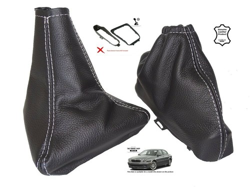 Black leather gear - black, handbrake