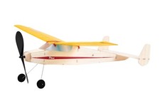 VMC Pilot Model Plane - Rubber Powered Balsa Wood Aircraft Crafting Kit