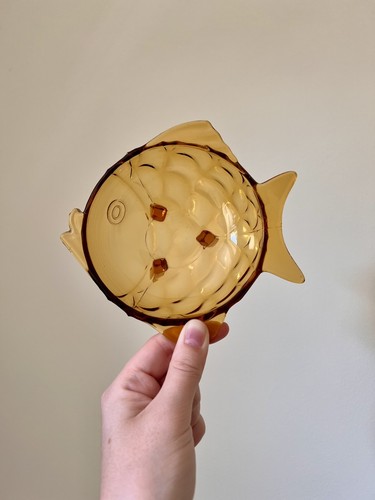 Vintage 70s art deco - art, amber
