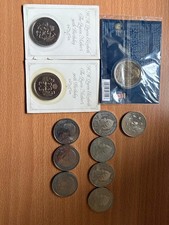  Eleven 5 pound coins uk. 3 sealed.