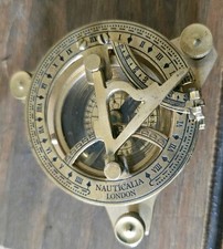 Nautical Sundial London Brass