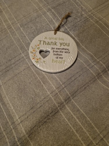 Ceramic hanging heart - hanging,