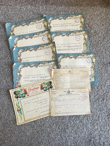 Vintage bundle telegrams - bundle, 10