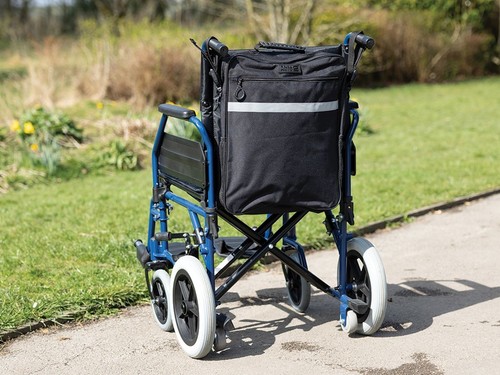 New black wheelchair storage - wheelchair,