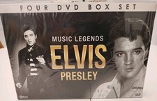 Music Legends ELVIS PRESLEY four DVD box Set DCD Pubishing New Sealed In Shrink 