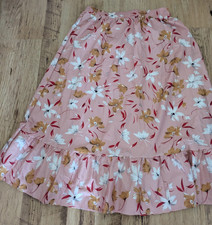 Skirt Pink Multi Size XL Waist