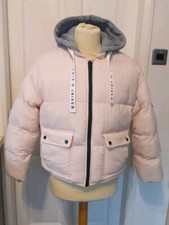 Saint & Sinner Puffer Coat Ladies Blossom Pink Size 10